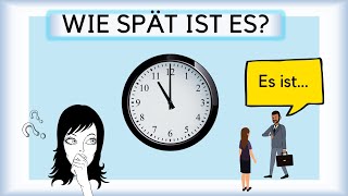 Die Uhrzeit  Test  Wie spät ist es  Deutsch lernen [upl. by Eiznekam874]