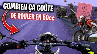 COMBIEN ÇA COÛTE DE ROULER EN 50CC [upl. by Aleck]