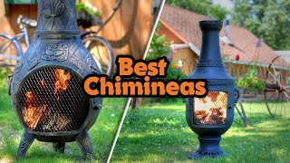 ✅ Top 5 Best Chimineas In 2024  Chiminea Fire Pit [upl. by Seugirdor569]