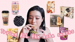 Trying EVERY Bubble TeaBoba Snack 🍡✨  💗 1000 Subs Special 💗 [upl. by Verity]