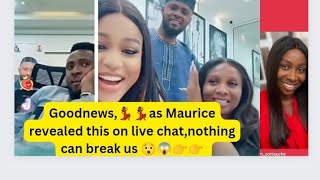 Goodnews💃🏾 Maurice revealon live chat with Sonia nothing can break us😯😱👉👉celebrity viraltrend [upl. by Gnagflow]