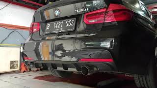 BMW F30 330i320i B48 with Milltek Turboback Exhaust on CK Motorsport TV [upl. by Aivuy560]