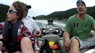 test drive 2 455 olds jet boat ceebee avenger [upl. by Raynell333]