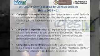 ¿Qué se evaluará en Ciencias Sociales y Ciudadanas en SABER 11° 20142 [upl. by Hoyt]