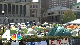 Final day of spring classes at Columbia University as negotiations reach an impasse with protesters [upl. by Eidnam]