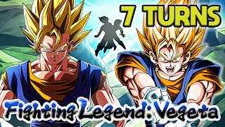 LEGENDARY VEGETA EVENT IN 7 TURNS Dragon Ball Z Dokkan Battle [upl. by Butterfield597]