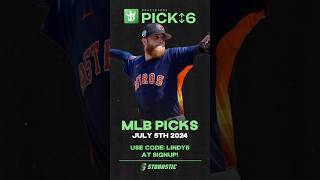 BEST MLB DraftKings Pick 6 Plays Today 🔥 MLB Picks amp Predictions  Friday 752024 [upl. by Auhsoj]