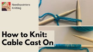 How to Knit Knitted Cable CastOn [upl. by Eelrahs443]