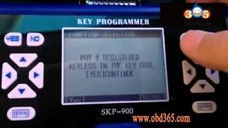 SKP900 Key Programmer Program a LEXUS Smart Key [upl. by Saerdna362]