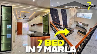 7 Marla Designer house with 7 BEDROOMS amp Mezzanine Floor FOR SALE in Bahria Town Phase 8 Rawalpindi [upl. by Matilda]