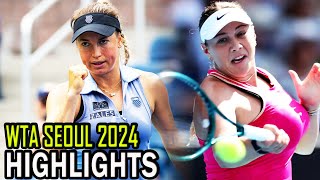 Amanda Anisimova vs Yulia Putintseva Round 1 Highlights  Seuol 2024 [upl. by Yspyg]