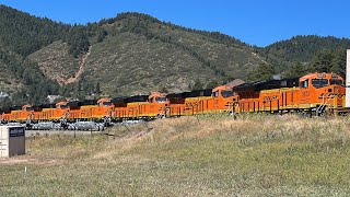 Brand New BNSF ES44ACH amp ET44ACH GEVOs Compilation [upl. by Alarice976]