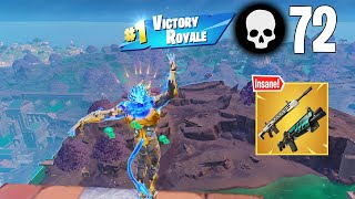 72 Elimination Solo vs Squads Wins Fortnite Chapter 5 Season 2 Gameplay Ps4 Controller [upl. by Anoik]