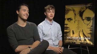 Jack Huston amp Dane DeHaan  Kill Your Darlings Interview at TIFF 2013 HD [upl. by Sualakcin]