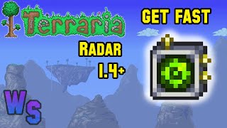 Terraria how to get Radar on 1449 SEED 40 seconds [upl. by Nerat]