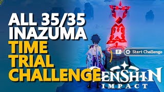 All Inazuma Time Trial Challenge Genshin Impact [upl. by Gupta90]