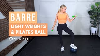 BARRE WORKOUT  Full Body Sculpt amp Tone [upl. by Ydaj]