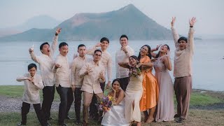 The chillest and cutest wedding Tagaytay Batangas Wedding 💕 Nuuk Taal  VampJ Pt3 best wedding spot [upl. by Asela]