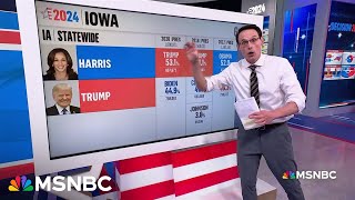 Record shattering Steve Kornacki breaks down historic results in last minute 2024 polling [upl. by Ario]