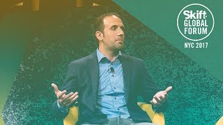 Vacasa CEO Eric Breon at Skift Global Forum 2017 [upl. by Aveline77]