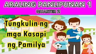 ARALING PANLIPUNAN  QUARTER 2  TUNGKULIN NG MGA KASAPI NG PAMILYA  TEACHER MHARIE [upl. by Adnylam]