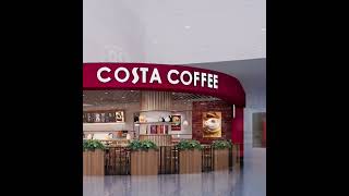 ①Costa coffee咖世家咖啡厅设计，上岛咖啡装修设计，星巴克咖啡厅设计咖啡店设计 咖啡店装修 coffee cafe [upl. by Donela]