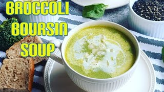 Broccoli Boursin Soup Keto Soup [upl. by Nojram]