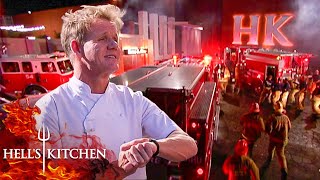 Service for the Services  Cooking For First Responders on Hells Kitchen [upl. by Erna]