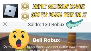 Tutorial Mendapatkan Robux Gratis Terbaru 2024  Roblox Indonesia [upl. by Elleirb]