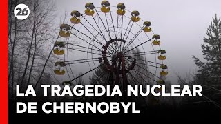 UCRANIA  A 38 años de la explosión de la planta nuclear en Chernobyl [upl. by Elletsyrc]