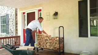 Поленница с чехлом ShelterLogic Firewood Rack® [upl. by Aissert]