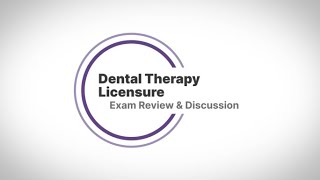 Dental Therapy Licensure Exam Review amp Discussion [upl. by Nereil]