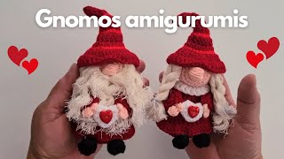 Encantadores Gnomos amigurumis en CROCHET para San Valentín [upl. by Aigil]