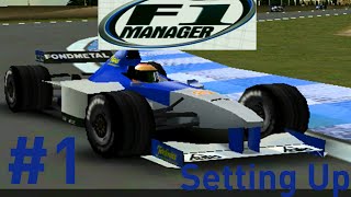 F1 Manager Minardi Manager Career  Part 1  Setting Up [upl. by Yesnil]