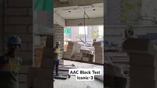 AAC Block chemical Test Part2 Iconic3aacchemicalblockconstructionreelsbuildingblocks [upl. by Gilbertson]