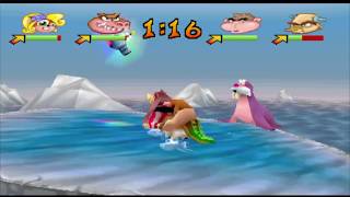 Crash Bash Polar Push Coco Bandicoot Tournament PS1 PSX [upl. by Sachi408]