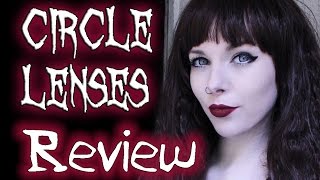 VERGRÖßERTE Augen  Circle Lenses Review [upl. by Ayet]