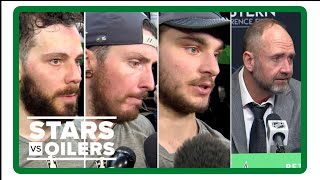 StarsOilers Game 5 postgame interviews  Tyler Seguin Matt Duchene Wyatt Johnston Peter DeBoer [upl. by Gennie]