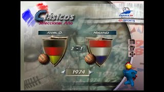 Alemania Occidental vs Holanda 1974  World Cup 98 N64 [upl. by Ilenna]