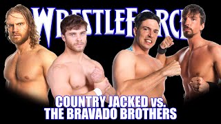 Country Jacked vs The Bravado Brothers WrestleForce 12202015 [upl. by Arrais]