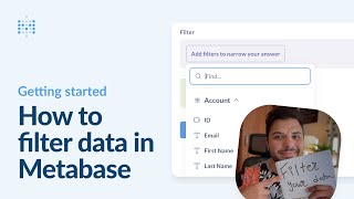 How to filter data  Getting started with Metabase [upl. by Rocray]