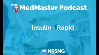 InsulinRapid Nursing Considerations Side Effects and Mechanism of Action Pharmacology for Nurses [upl. by Irehs]