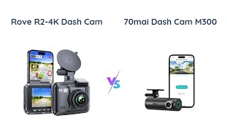 ROVE R24K vs 70mai M300 Dash Cam Comparison 🚗🎥 [upl. by Minsat283]