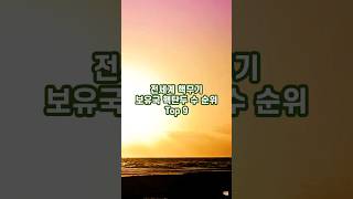 전세계 핵무기 보유국 핵탄두 수 순위 Top 10 [upl. by Samson]