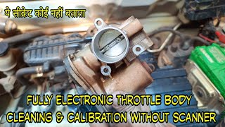 Electronic Throttle Body Cleaning and Calibration [upl. by Flossi]