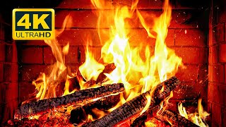 🔥 Cozy Fireplace 4K 12 HOURS Fireplace with Crackling Fire Sounds Crackling Fireplace 4K [upl. by Ahtennek169]