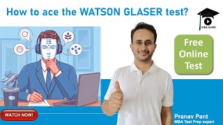 What is Watson Glaser Test How to clear Watson Glaser Test FREE Practice Material  NMIMS Mumbai [upl. by Neroled]