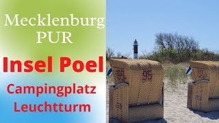 Ostsee  Camping Insel Poel Campingplatz Leuchtturm Mecklenburg Vorpommern surfen [upl. by Refinnej]