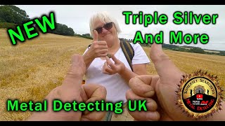 Metal Detecting UK New Triple Silver And More metaldetecting noktalegend minelabmanticore [upl. by Nolur866]