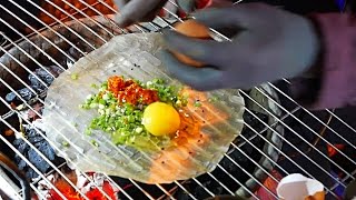 Vietnam Street Food  Vietnamese Pizza  Bánh Tráng Nướng Dalat [upl. by Irolam]